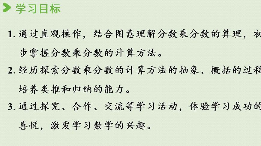 西師版六上第一單元第3課時(shí) 分?jǐn)?shù)乘分?jǐn)?shù)課件PPT第2頁