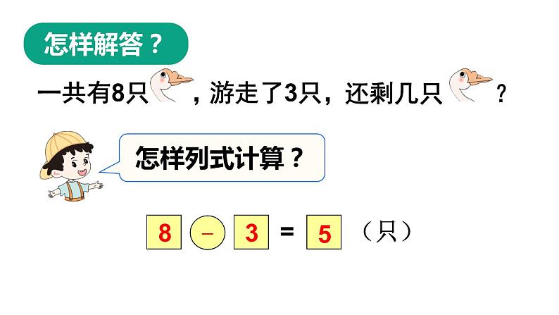 人教版一年级上册第五单元—— 第9课时 解决问题(教案+课件)07
