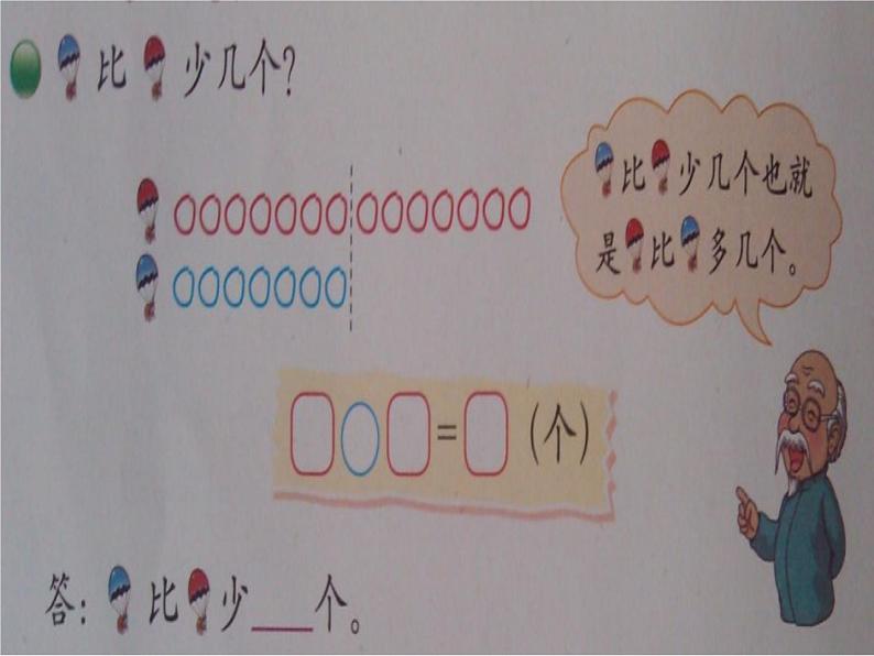 北师大标准版一年级数学下册 跳伞表演 课件第5页