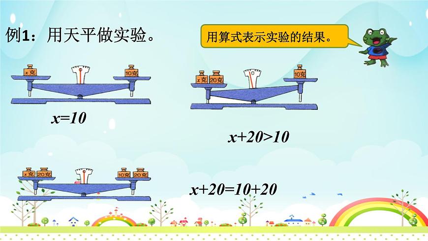 8 等式的性質(zhì)（課件）數(shù)學(xué)五年級上冊-冀教版第2頁
