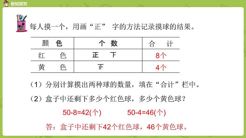 数学冀教二(上)第6单元:象形统计图和统计表 课时4课件PPT07