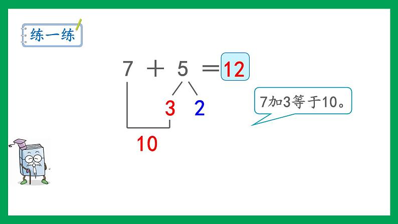 2021-2022学年小学数学人教版一年级上册 8 20以内的进位加法 8.3 8、7、6加几 课件第6页
