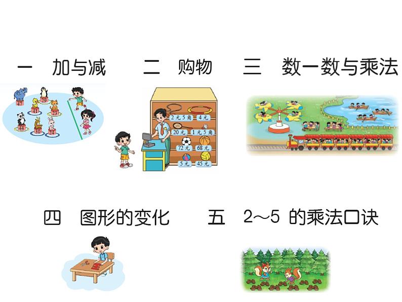 二年级上册数学课件-整理与复习(2)-北师大版02