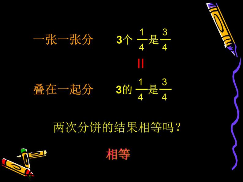 五年级上册数学课件-5.3 分饼（4）-北师大版05