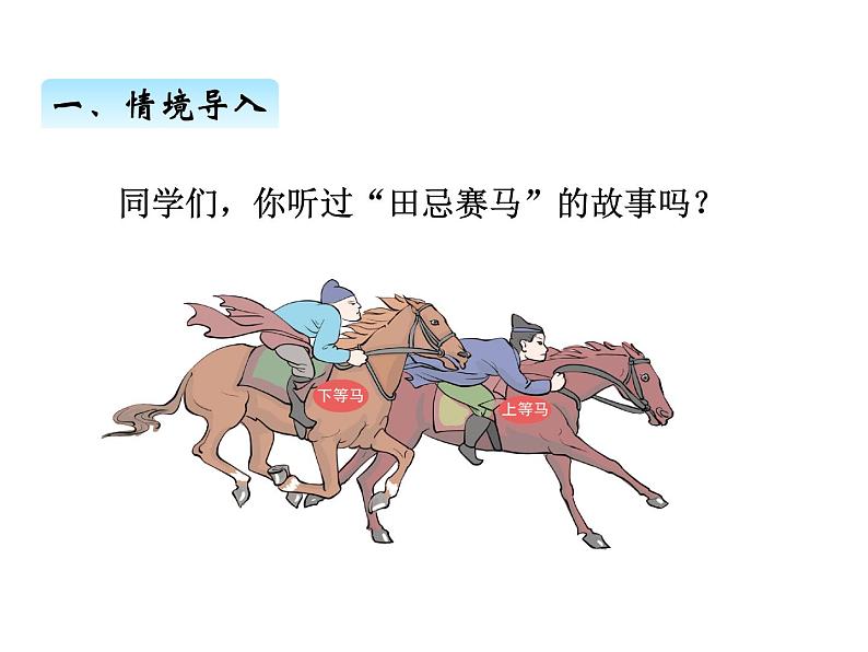 人教版 四年级数学上册八、3赛马问题(课件)02