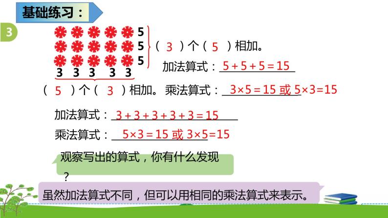 3.2《表内乘法（一）》  第二课时 练习四（1）课件+教案+练习07