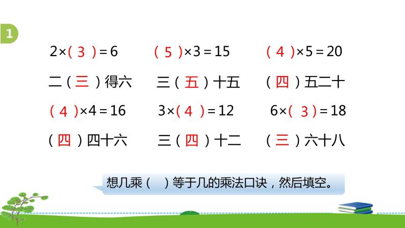 3.11《表内乘法（一）》  第十一课时 练习七（2）课件+教案+练习03