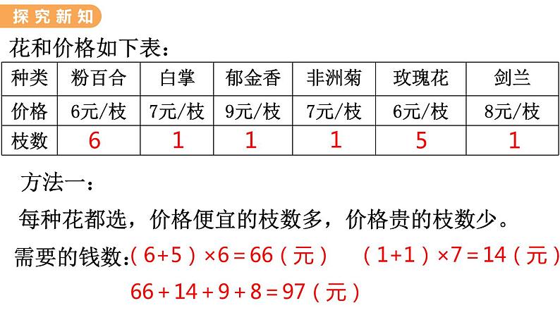 翼教版数学三上:2.8 解决问题 PPT课件第4页