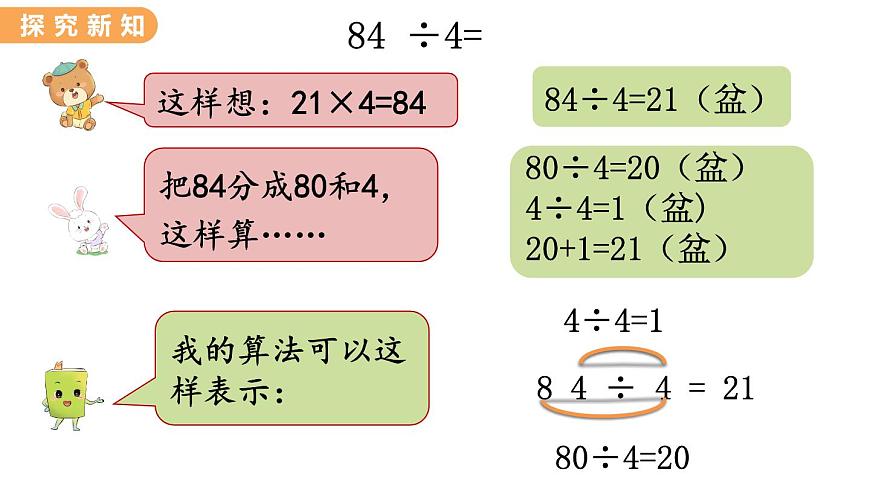 翼教版數(shù)學(xué)三上：4.2 口算除法（2） PPT課件第4頁(yè)