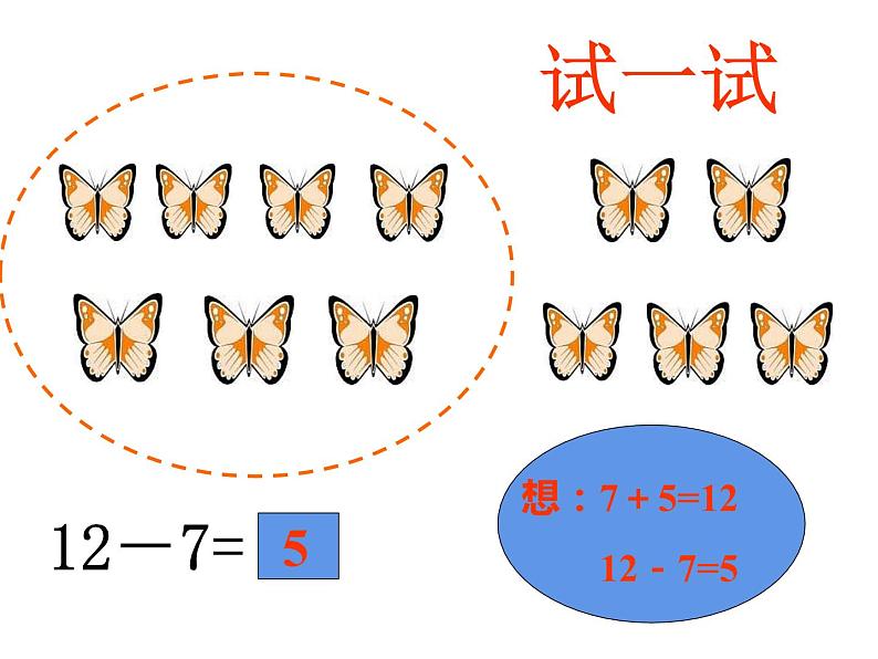 西师大版一年级数学上册课件 6.4 16,17,18减几第5页
