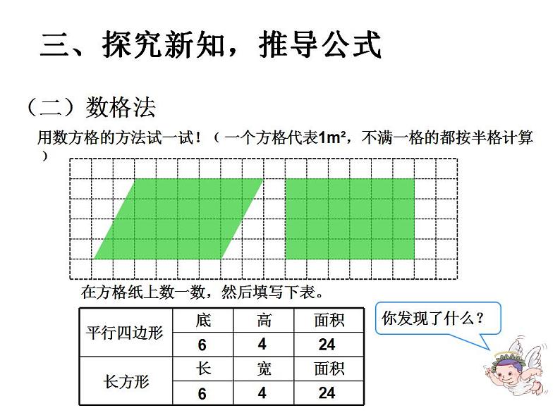 5.1 平行四边形的面积(5)(课件)数学五年级上册-西师大版第7页