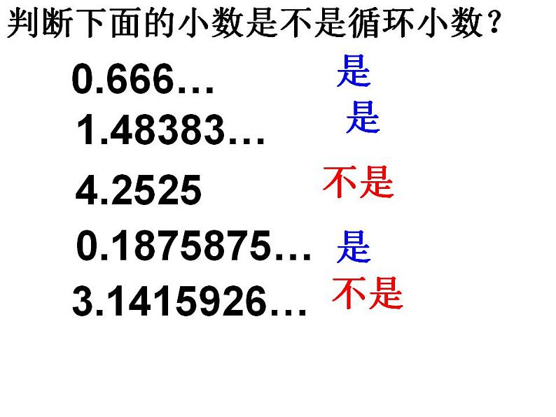 西师大版五年级数学上册课件 3.4 循环小数第8页