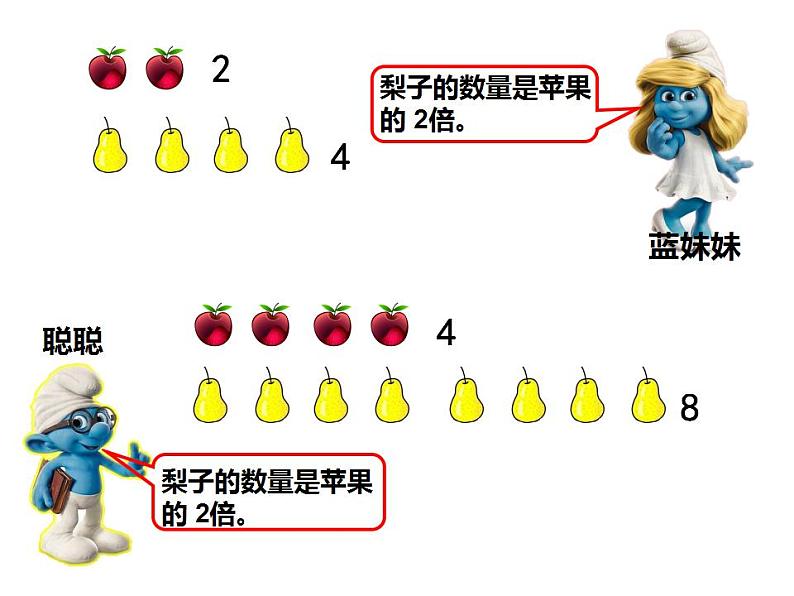 西师大版二年级数学上册课件 6.4 倍的认识第4页