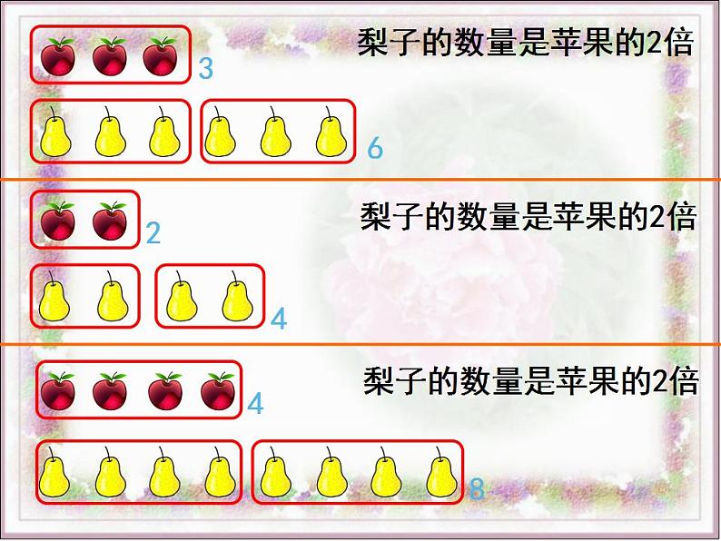 西师大版二年级数学上册课件 6.4 倍的认识第6页