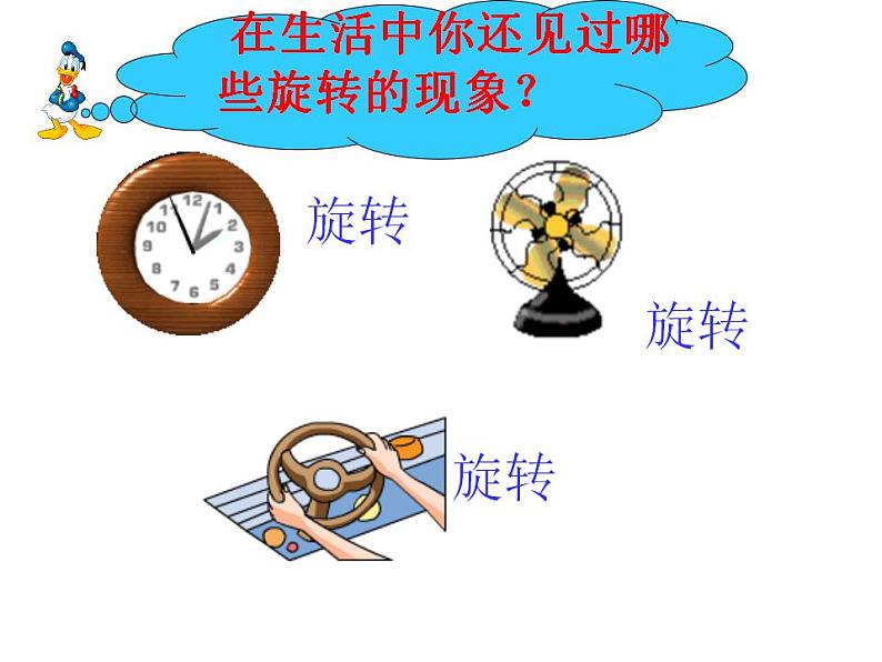 冀教版数学三年级上册 三 图形的运动(一)旋转(1) 课件第3页