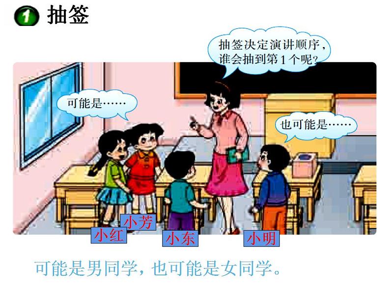 西师大版四年级数学上册课件 8 不确定现象第2页