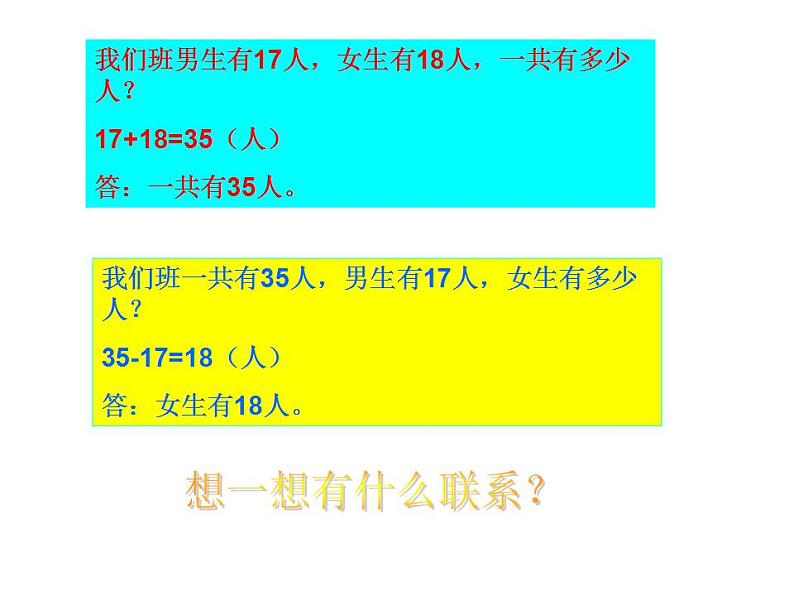 西师大版四年级数学上册课件 2.1 加减法的关系第4页