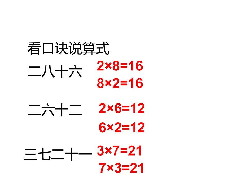 1.4 4的乘法口诀(8)(课件)数学二年级上册-西师大版第3页