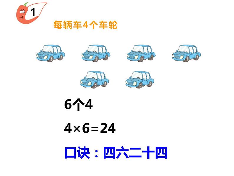 1.4 4的乘法口诀(8)(课件)数学二年级上册-西师大版第7页