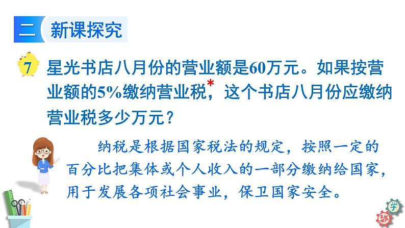 六年级数学上册课件 6.7 纳税问题 苏教版05