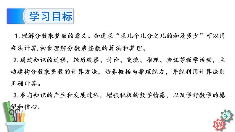 六年级数学上册课件- 2.1 分数乘整数 苏教版第2页