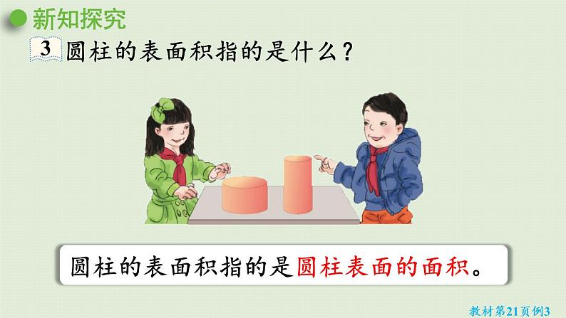 人教版六年级数学下册 3圆柱与圆锥 1圆柱 第3课时 圆柱的表面积 课件第4页