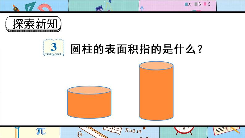 人教版六年级下册-第二单元-第3课时 圆柱的表面积(1)课件PPT第3页