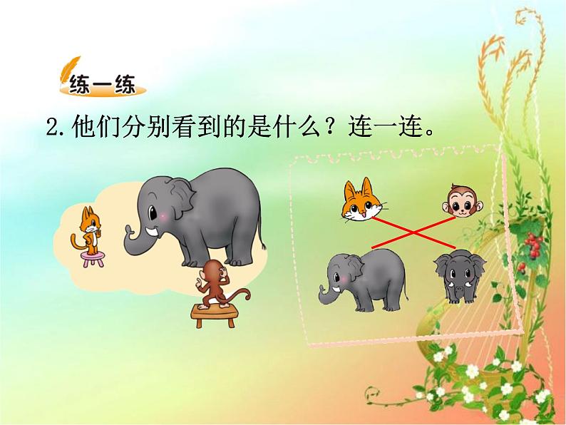 北师大版数学三年级上册 2.2 看一看(二)(4)课件第7页