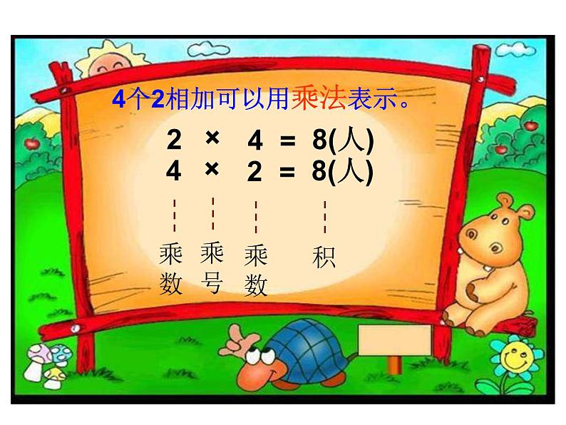 北师大版数学二年级上册 3.2 儿童乐园_(课件)06