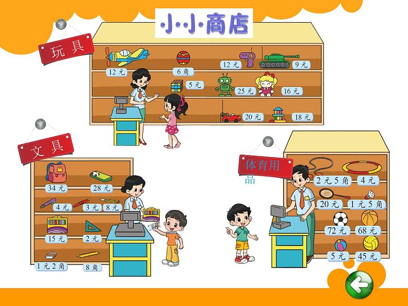 北师大版数学二年级上册 2.3 小小商店 (课件)第2页