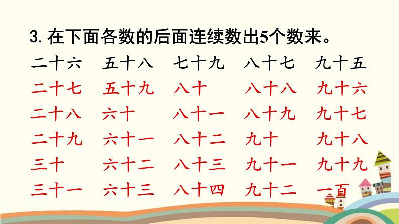 100以内数的认识 练习课件108