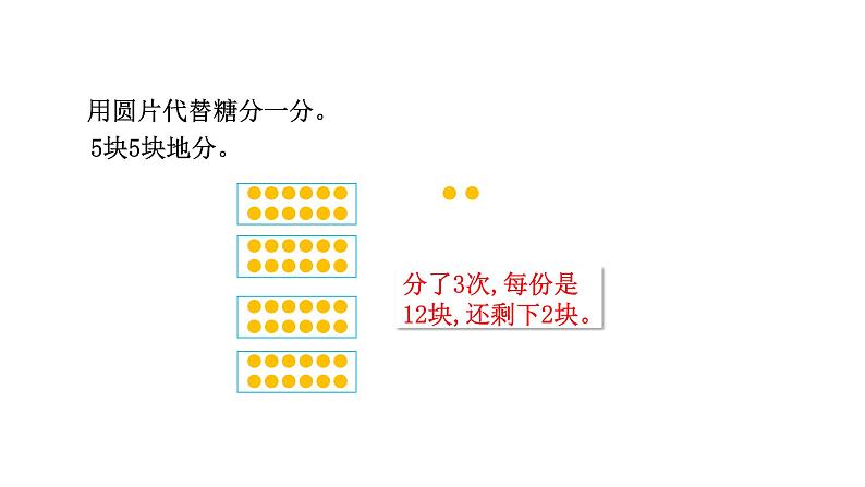 2021-2022学年度北师版二年级数学上册课件 第3课时 分糖果05