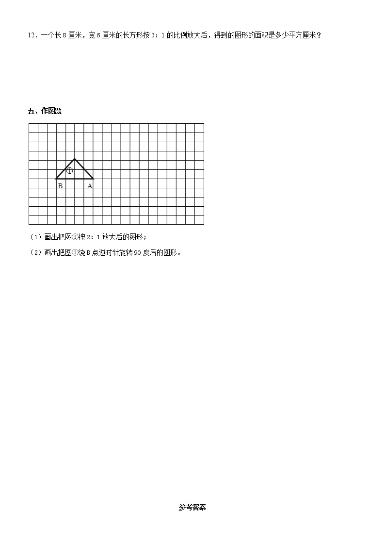 北师大版数学六下2.4 图形的放大和缩小ppt课件（送教案+练习）02