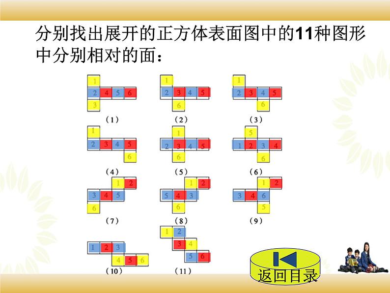 北师大版数学五下2.2 展开与折叠ppt课件+教案+同步练习08