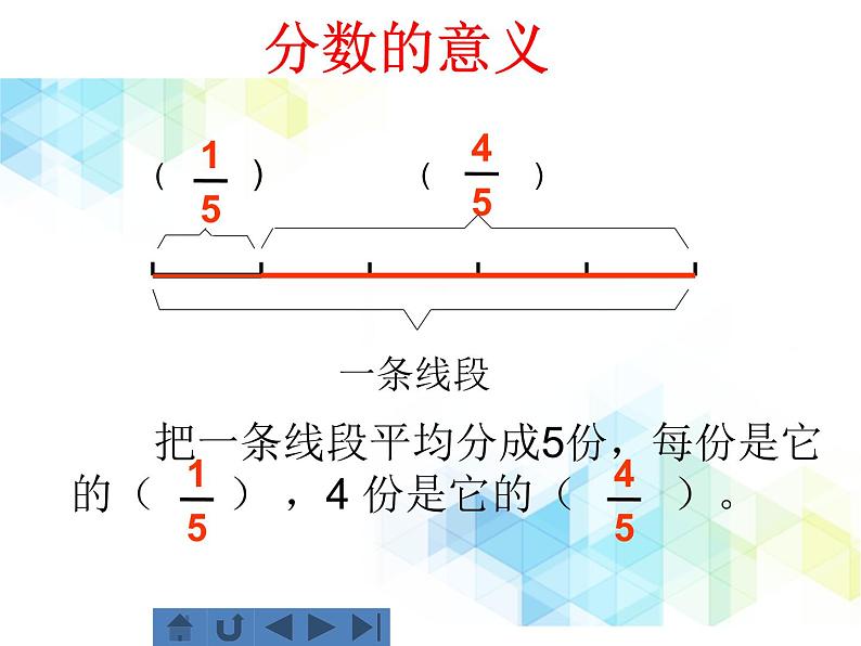 五年级下册数学课件-4.1《分数的意义》|北京版06
