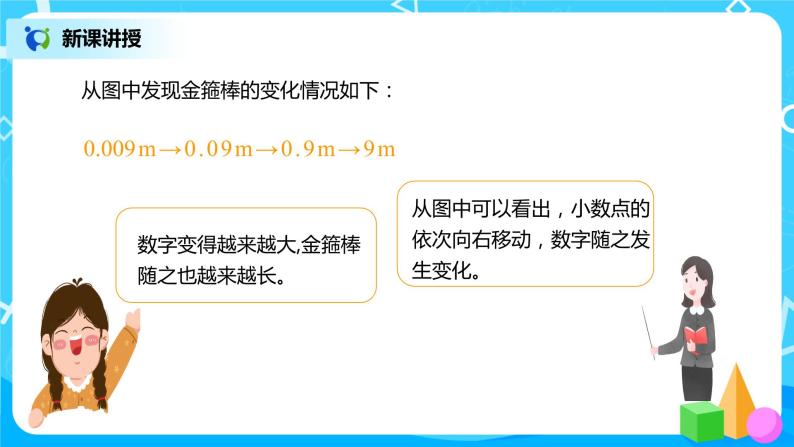 人教版数学四年级下册第四单元第3节小数点移动引起小数大小的变化第一课时《小数点移动的变化规律》课件+教案+习题05