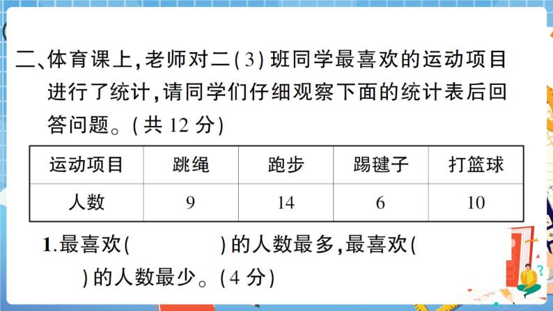 人教数学二下 第1单元综合检测卷+答案+讲解PPT04