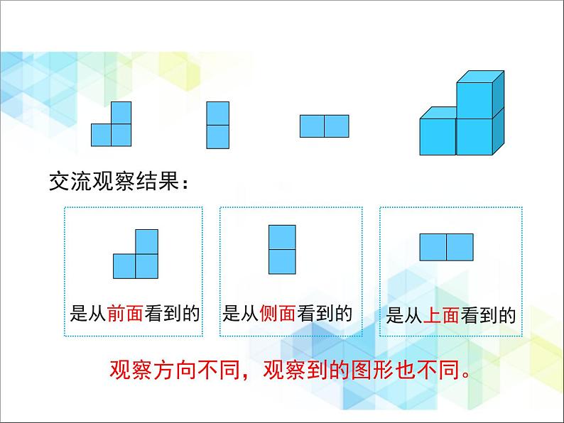 第6单元:趣味拼搭《观察物体》教学课件第6页