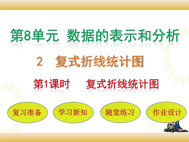 北师大版数学五下8.2 复式拆线统计图(课件1)第1页