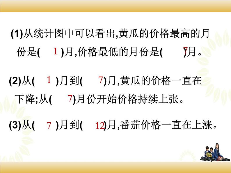 北师大版数学五下8.2 复式拆线统计图(课件1)第7页