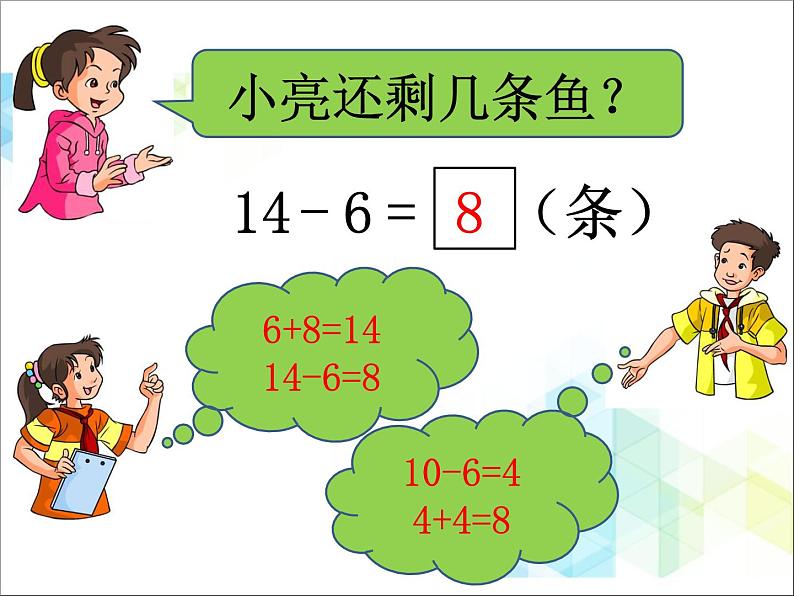 第1单元3《逛公园-十几减几(信息窗3)》参考课件06