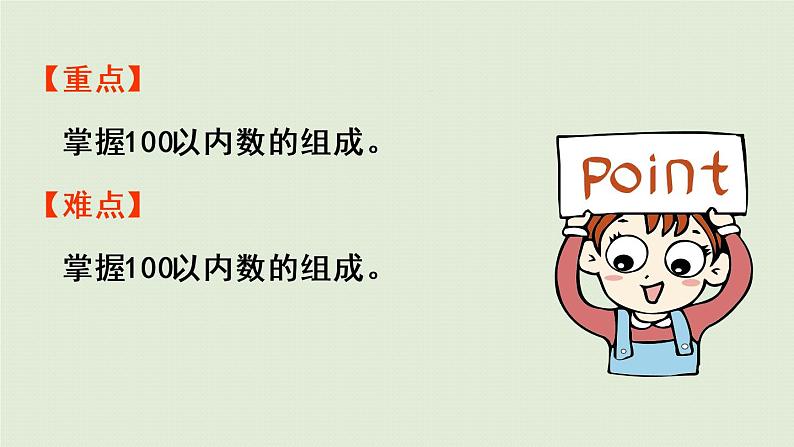 西师大版一年级数学下册 一 100以内数的认识 第2课时 数的组成 课件第3页