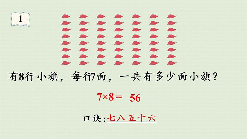 人教版二年级数学下册 4表内除法(二)第1课时 用7、8的乘法口诀求商 课件第8页