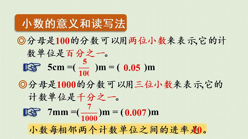 人教版四年级数学下册 第四单元 整理与复习 课件第7页