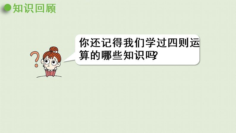 人教版四年级数学下册 10-1 四则运算的意义及其关系、运算定律 课件04