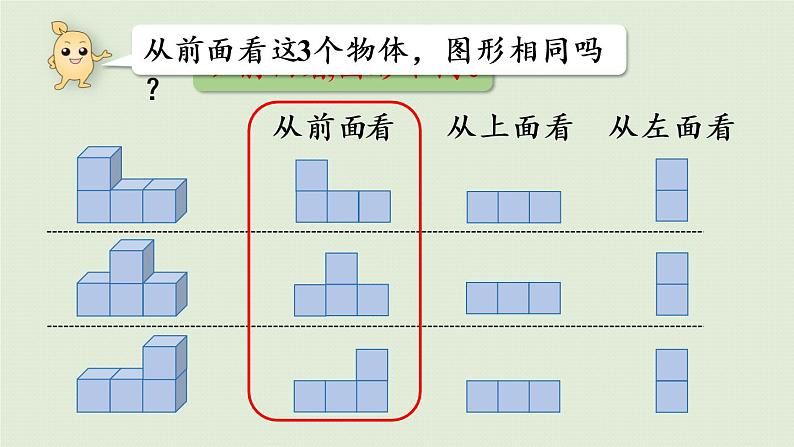 人教版五年级数学下册 1-1 观察物体(1)课件第5页