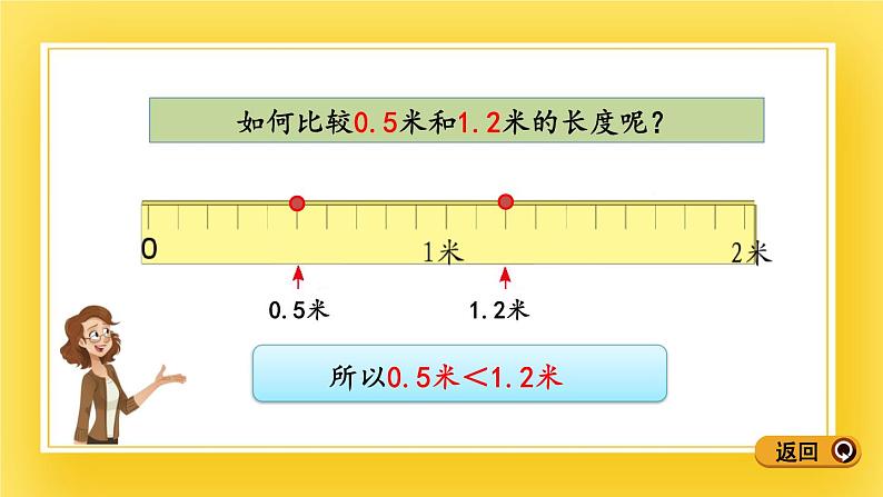 三年级下册数学课件-4.2 小数的大小比较 青岛版(五年制)(共13张PPT)第7页