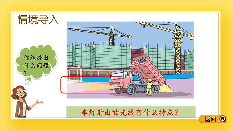 三年级下册数学课件-5.1 直线、射线、线段 青岛版(五年制)(共15张PPT)第3页