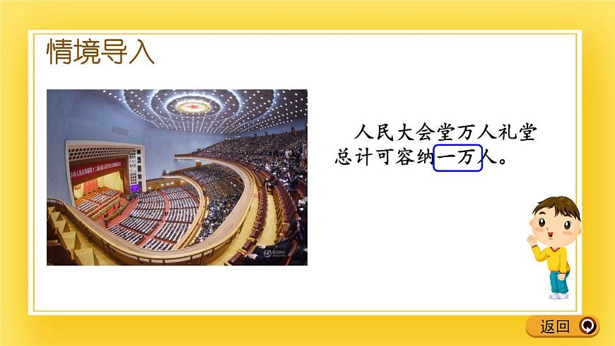 二年級下冊數(shù)學(xué)課件-1.4 認(rèn)識計(jì)數(shù)單位“萬”青島版（五年制）(共14張PPT)第3頁