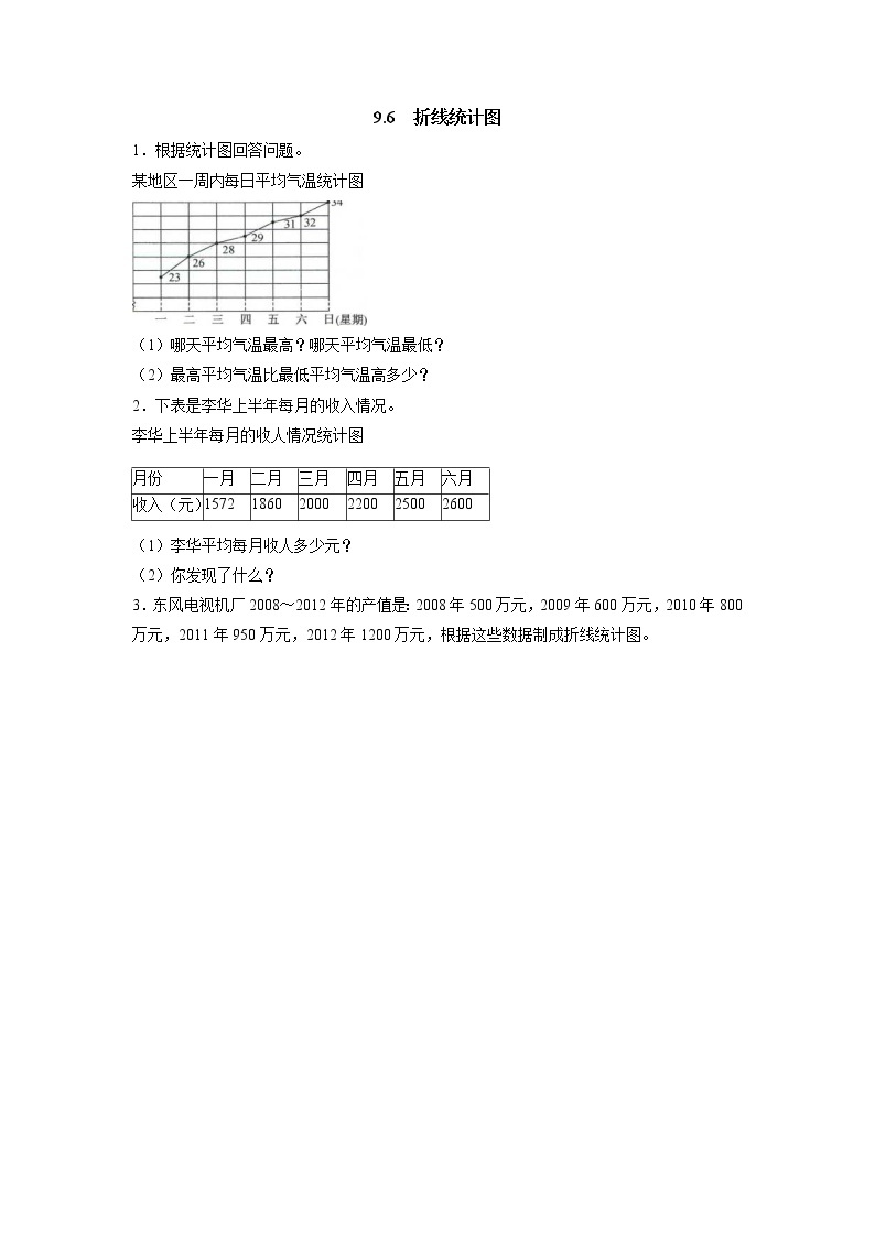 青岛版（五四制）四年级下册总复习课时练（共7课时，含答案）01